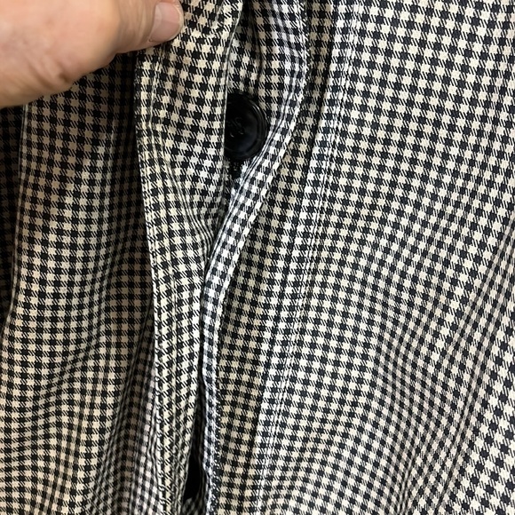 Fleet Street Vintage black/ white checked jacket with winter liner. Size 12 - Picture 8 of 11